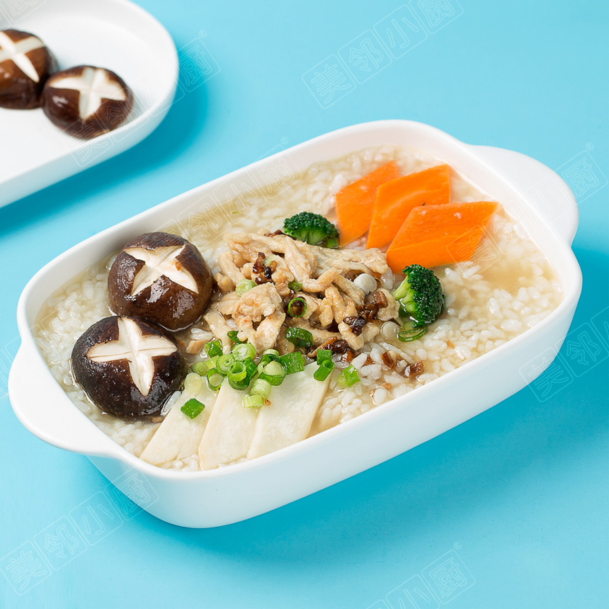 菌菇雞絲湯飯
